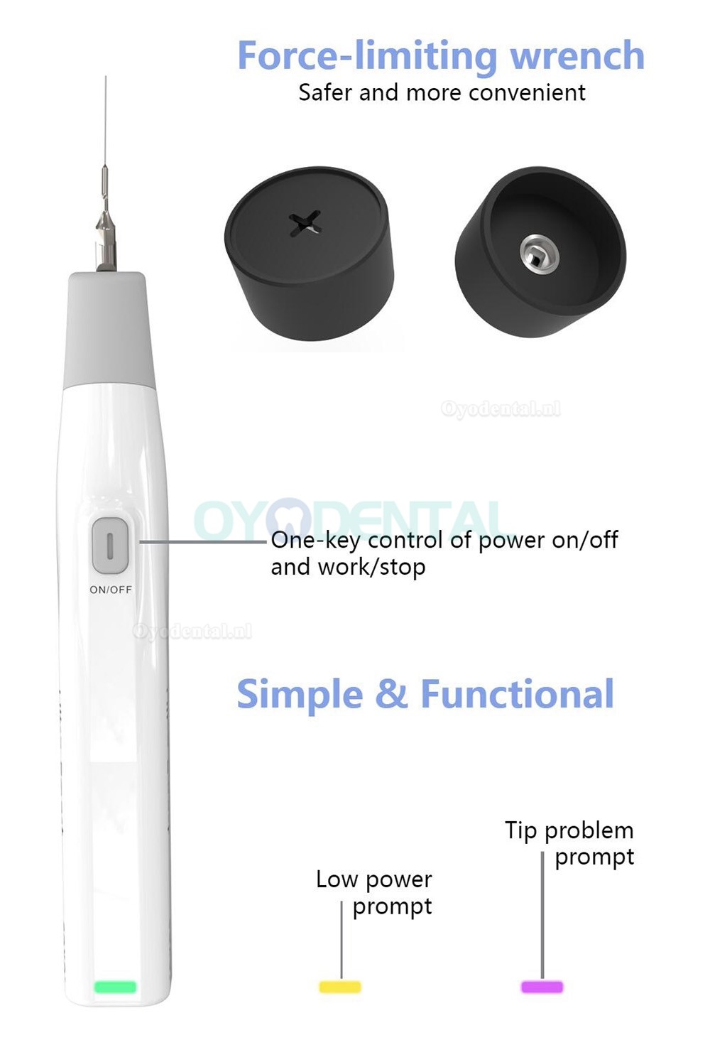 COXO Ultra Smart Endodontische ultrasone activator Handstuk voor wortelkanaalirrigator