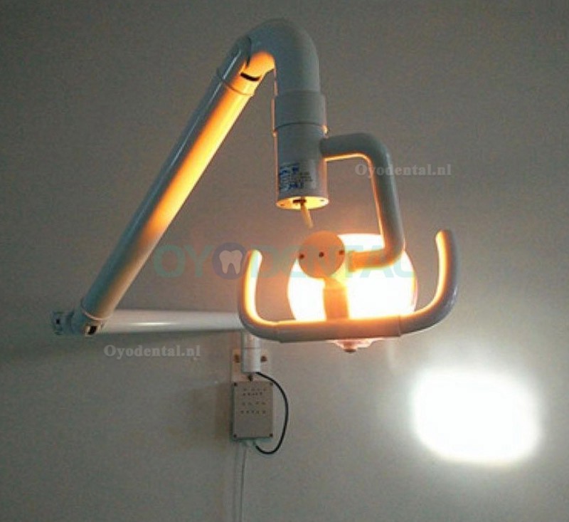 50W Wandhangende Tandheelkundige Mondlicht Lamp met Arm Schaduwloos Koud Licht