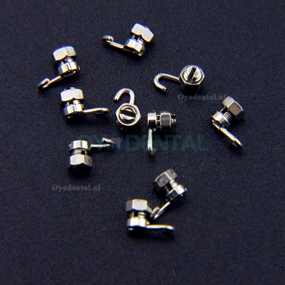 40Pcs/2Kit Dental Orthodontisch Krimpbaar Haak Boogdraad Stop Slot Links rechts