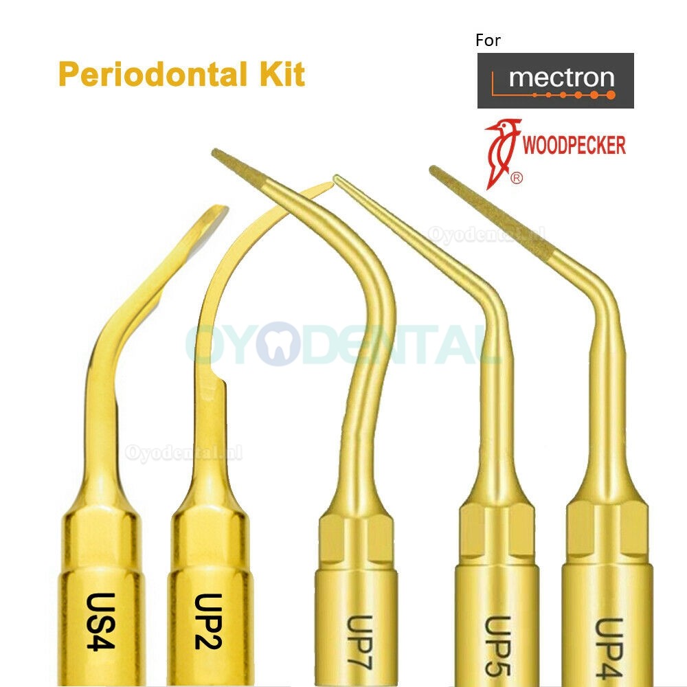 Woodpecker Ultrasurgery Ultrasonic Periodontal Tips Kit For Mectron Piezosurgery Woodpecker Ultrasurgery