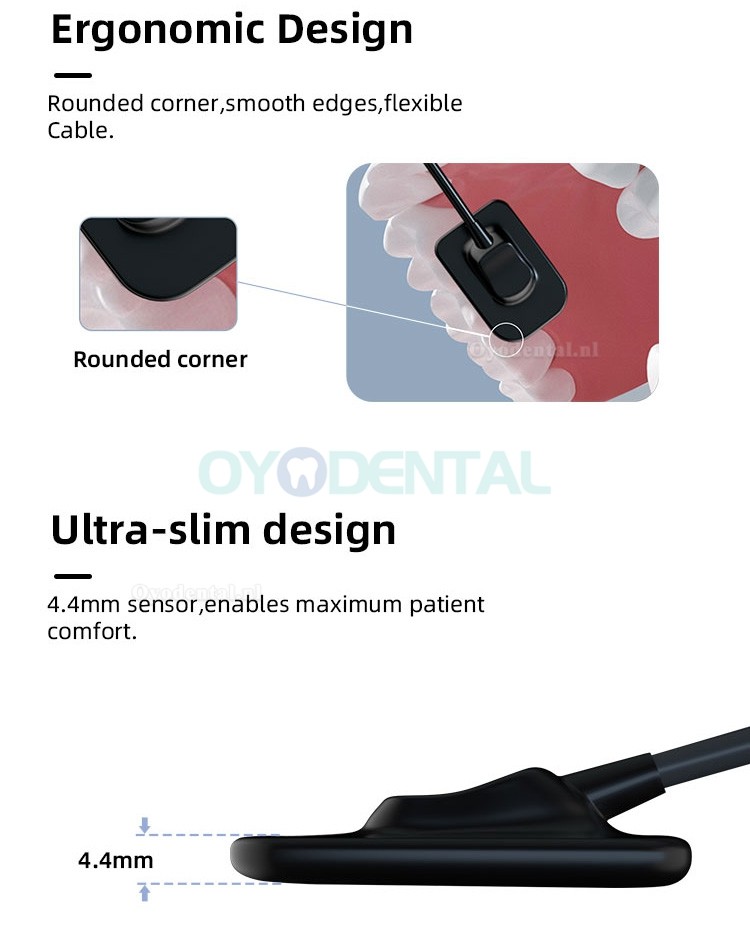 Draagbaar tandheelkundig röntgencamerasysteem en röntgensensor kit