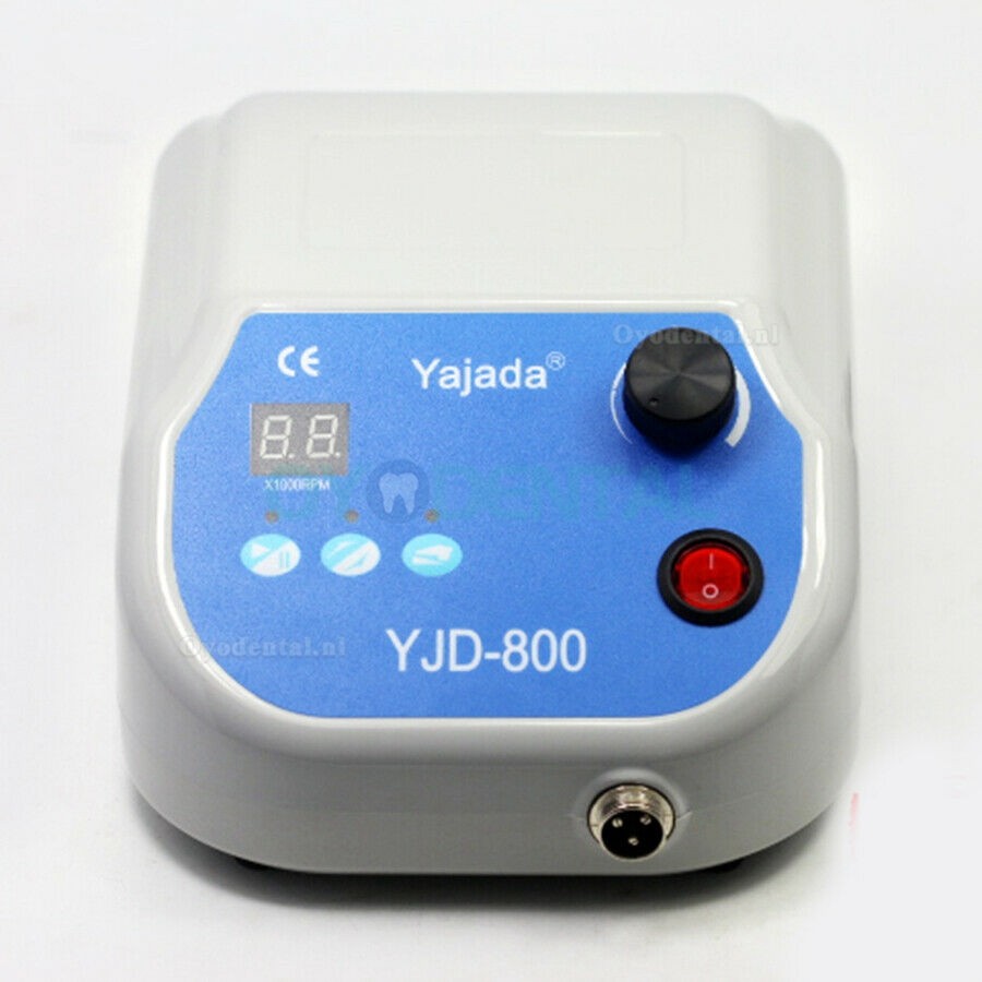 YJD-800 Tandborstelloze polijstmachine met micromotor met 50K RPM handstuk dubbel slot