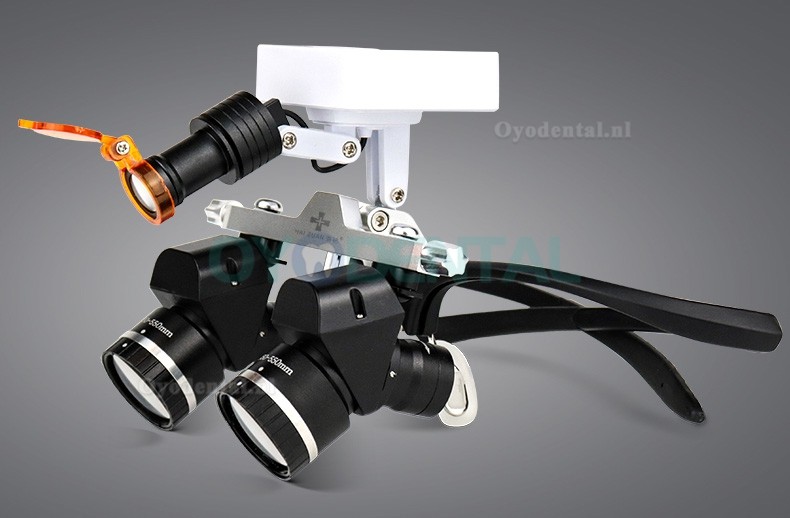 YWJ-MG11U 3.0X-5.0X Verstelbare ergonomische tandheelkundige medische Ergo chirurgische loep met 5W LED-koplamp