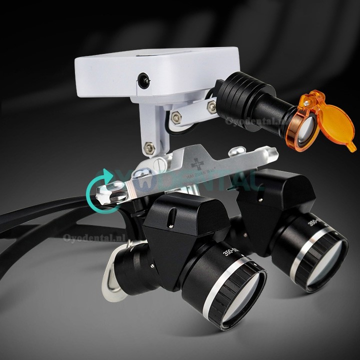 YWJ-MG11U 3.0X-5.0X Verstelbare ergonomische tandheelkundige medische Ergo chirurgische loep met 5W LED-koplamp