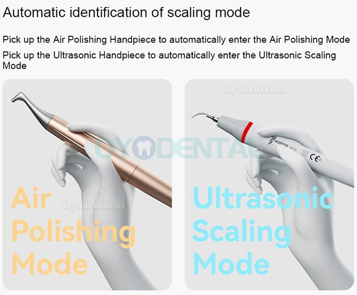 Woodpecker AP-B 2 In 1 Tandheelkundige luchtstroom polijstmachine & ultrasone scaler