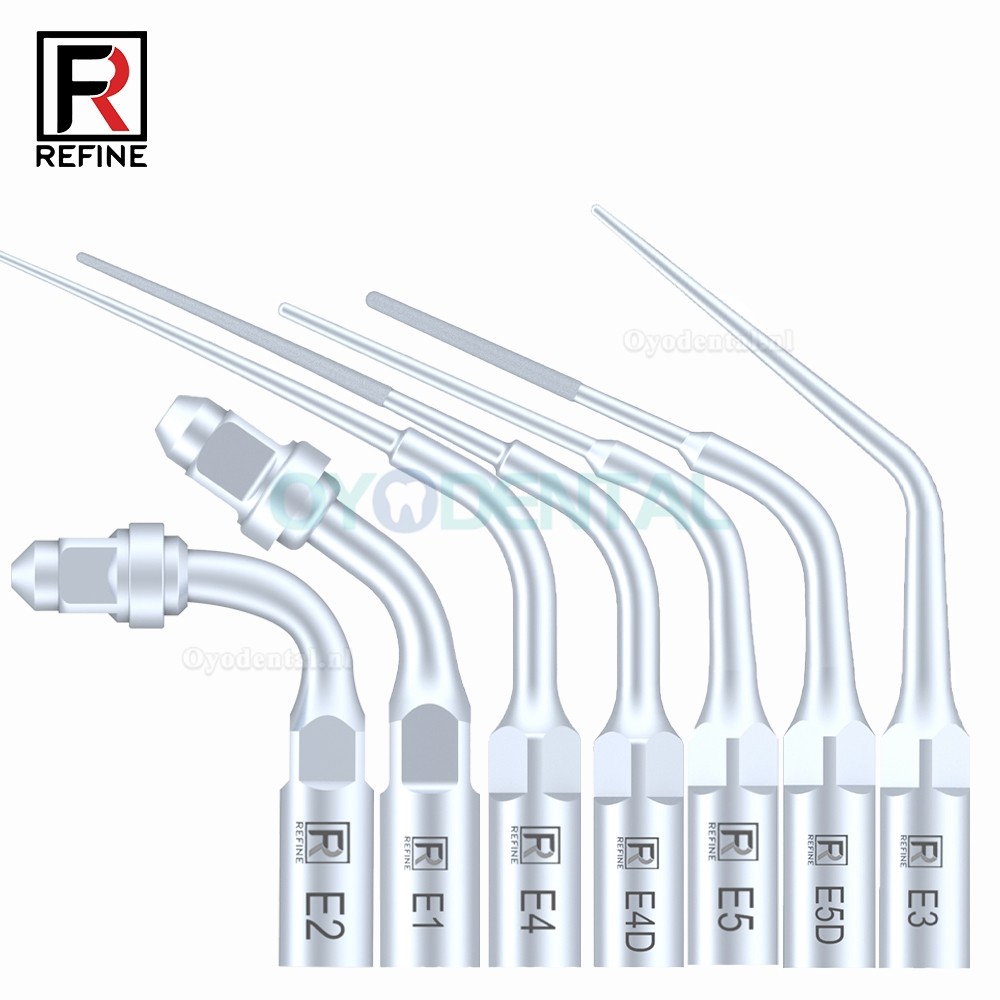 5Pcs Ultrasoon tips Endo E1 E2 E3 E4 E4 E6 E7 E8 E9 E10 E11 E14 E15 compatibel met REFINE EMS MECTRON WOODPECKER