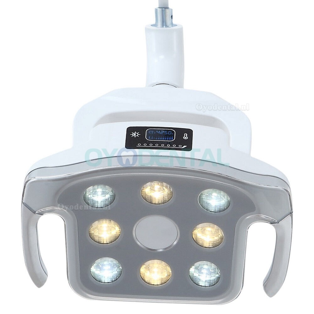 Tandartslamp LED-mondlamp Schaduwloze onderzoeksoperatielamp 8 LED voor tandartsstoel