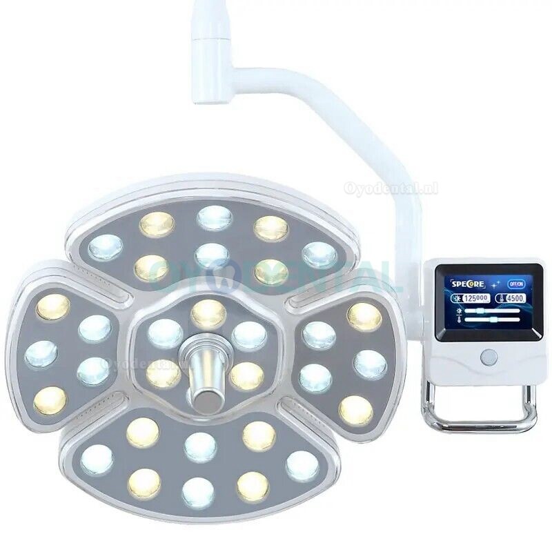 Tandartsplafond LED-operatielamp 32 LED's Schaduwloze chirurgische lamp + plafondgemonteerde arm KY-P139