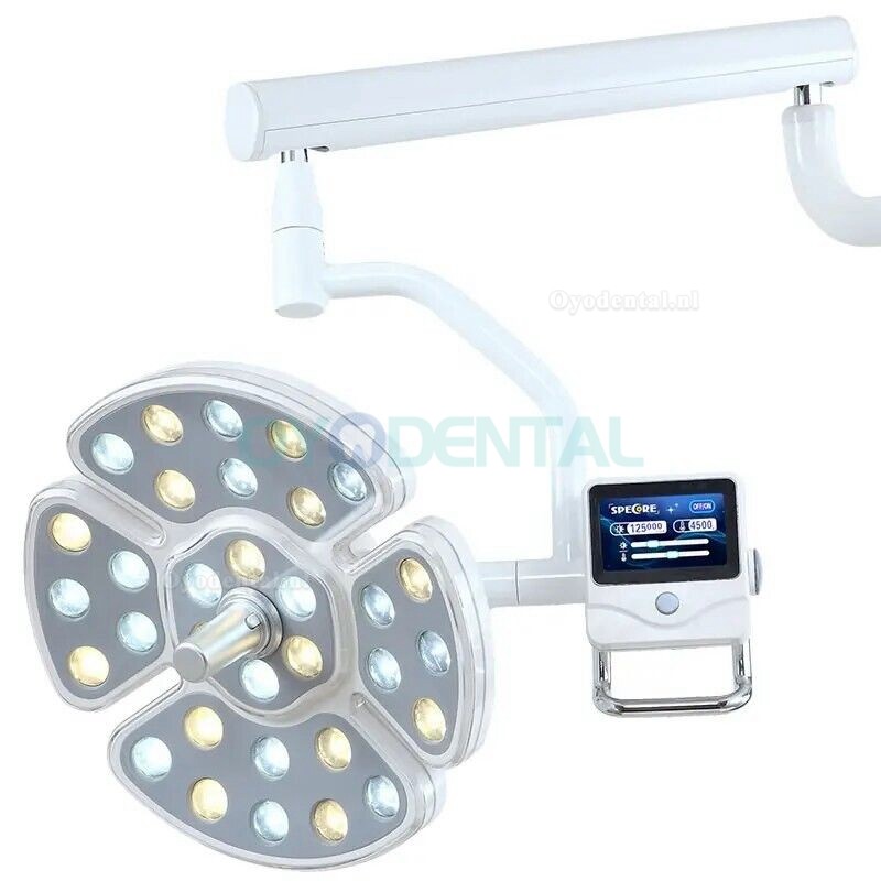 Tandartsplafond LED-operatielamp 32 LED's Schaduwloze chirurgische lamp + plafondgemonteerde arm KY-P139