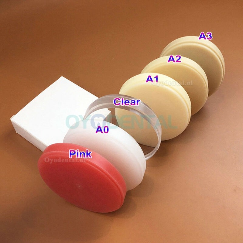 5 Stks/partij OD98*20mm Tandheelkundige CAD/CAM PMMA Blokken voor Tijdelijke Kronen