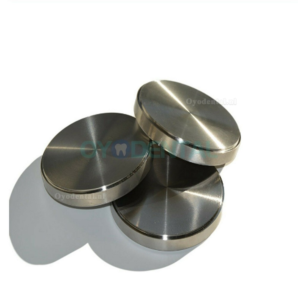 Tandheelkundig frezen titanium schijfblok metalen freesschijven compatibel met Zirkonzahn-systeem klasse 2/graad 5